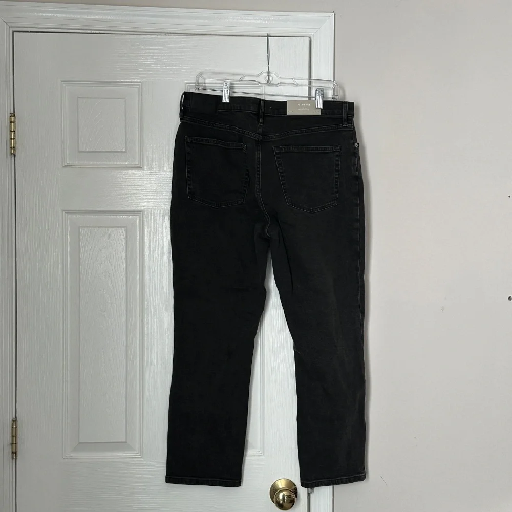 Brand New Everlane The Original Cheeky Jean Washed Black Size 31 Ankle Straight - Picture 6 of 10